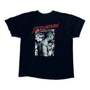 XXXTentacion T-Shirt Men's XL Black Graphic Tee Rap